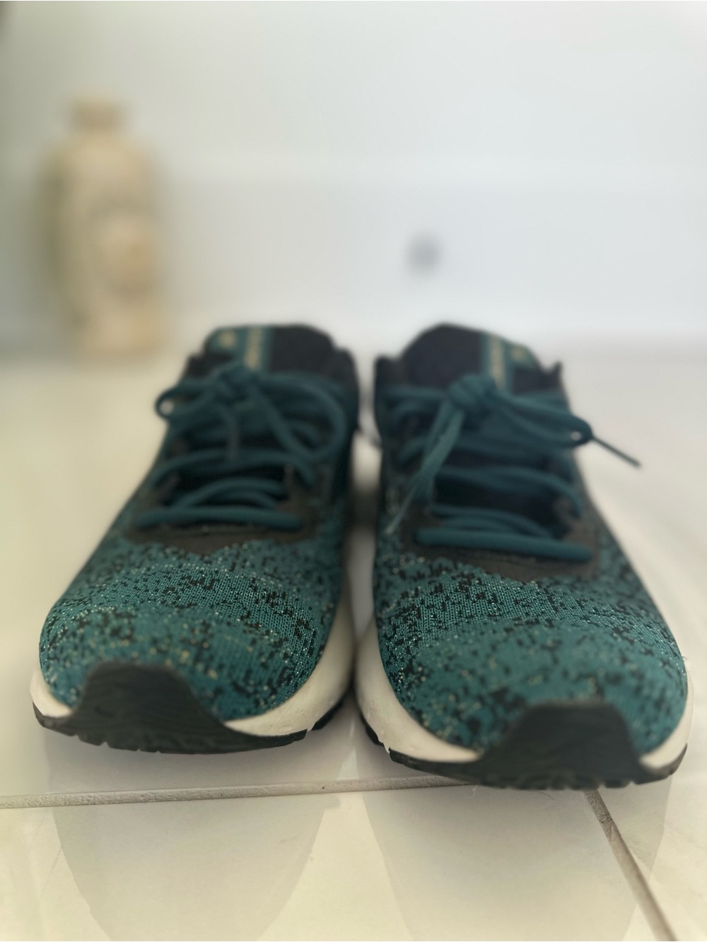 Brooks Launch 6 Running Shoes Teal Black Knit Women’s Sz 7.5 Euro 38.5 - Picture 3 of 10